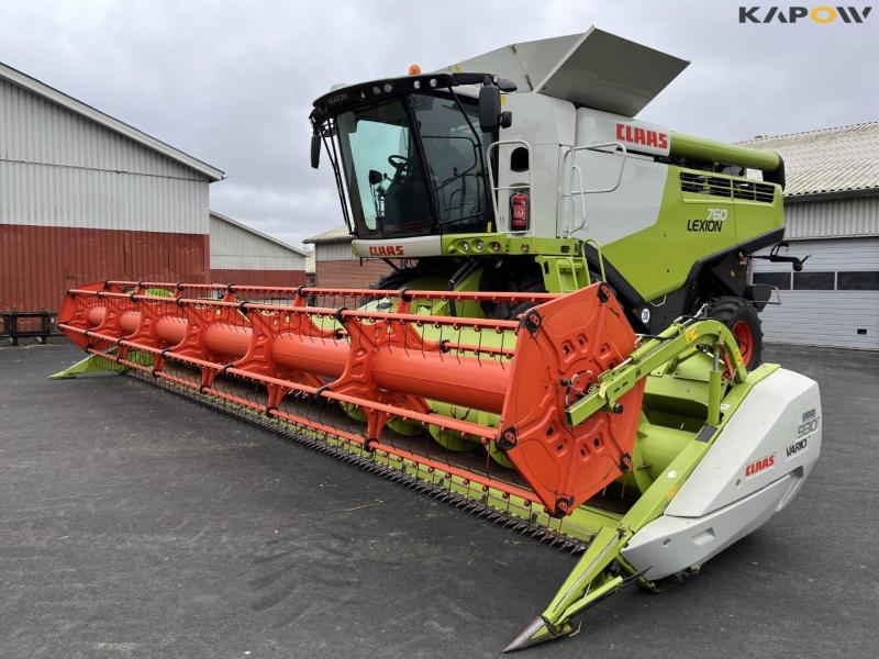 Claas lexion 760 mejetærsker med 31 fods skærebord 1