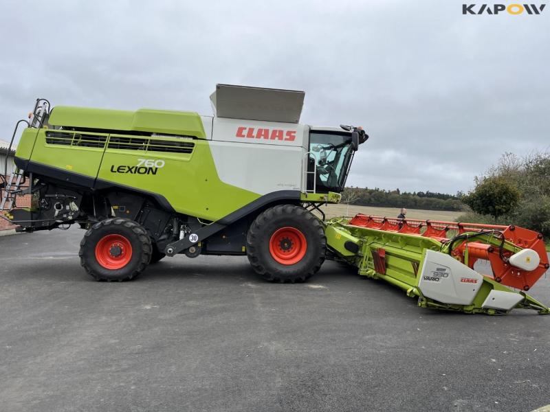 Claas lexion 760 mejetærsker med 31 fods skærebord 4