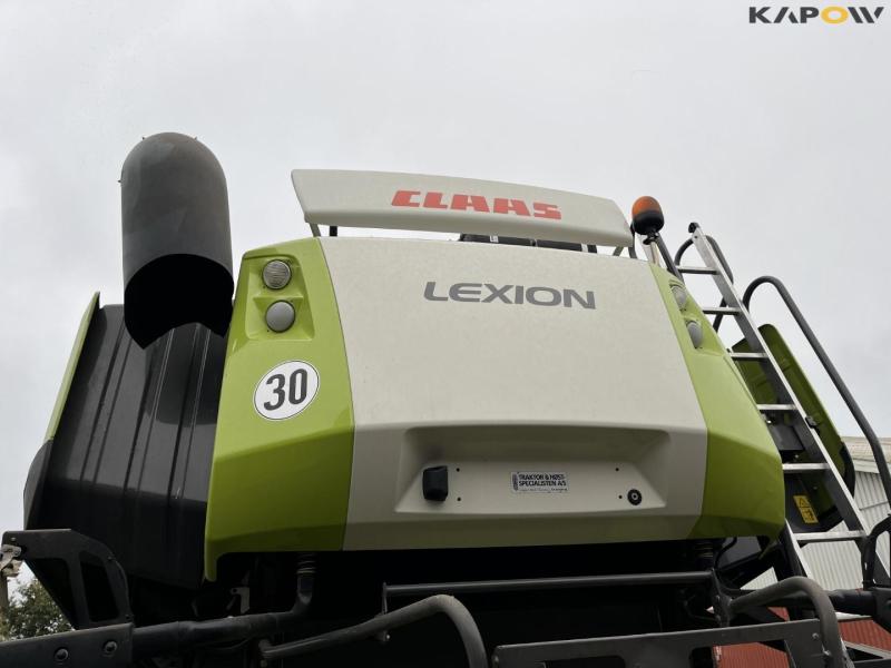 Claas lexion 760 mejetærsker med 31 fods skærebord 35