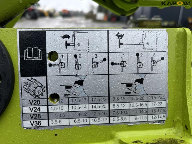 Claas Orbis 750 10 rækker majsbord 42