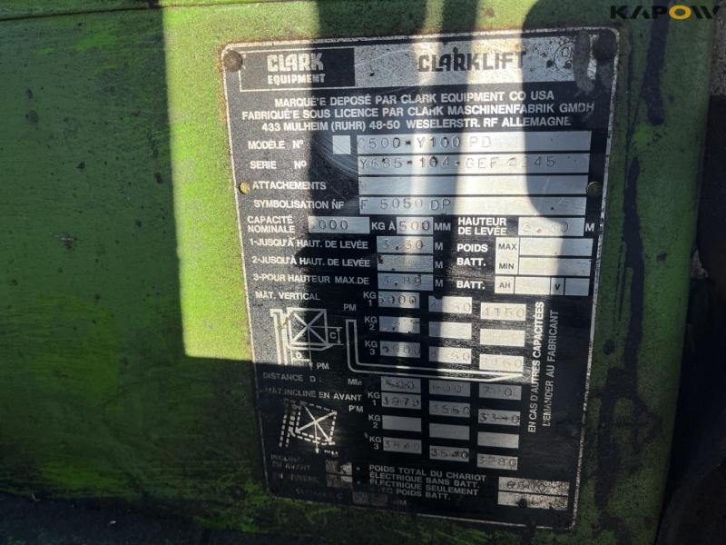 Clark 5 tons gaffeltruck 13