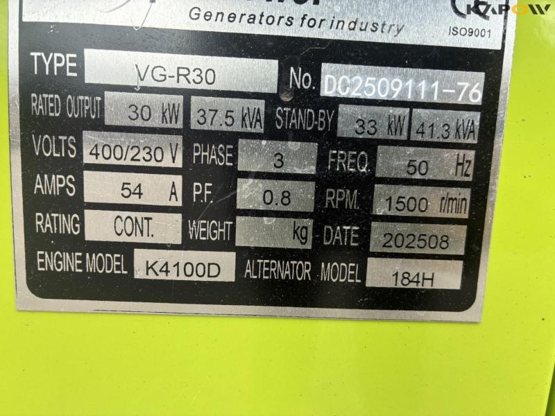 Compal Power VG-R30 diesel generator 8