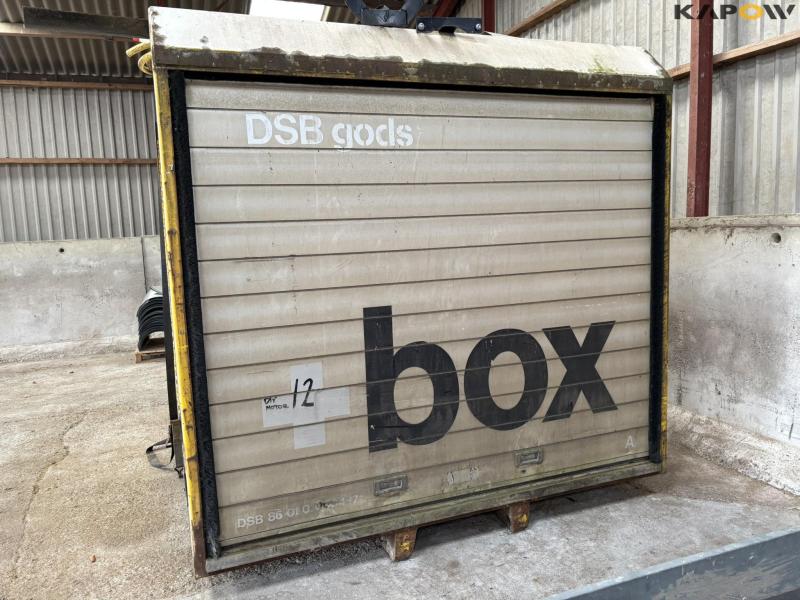 Container med alu. skydeporte 6