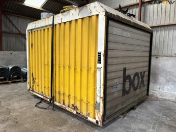 Container med alu. skydeporte