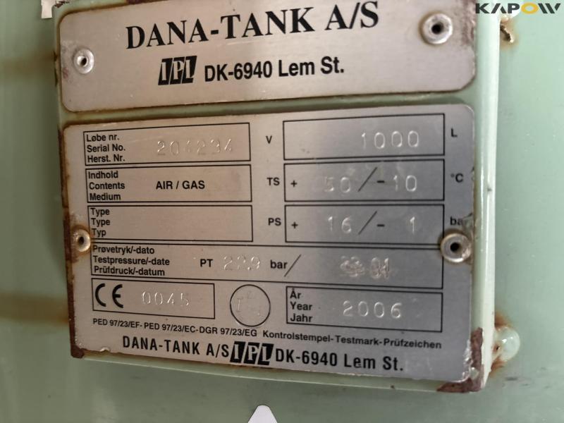 Dana-Tank tryktank 1000 liter 12