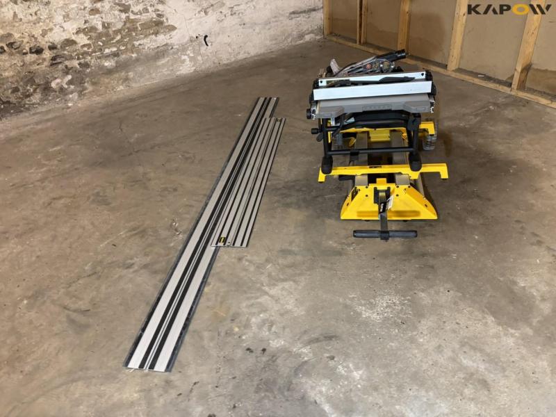 Dewalt DWE 7485-QS bordsav + føringsskinner 8