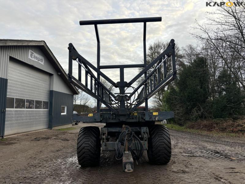 Dinapolis halmvogn med hydraulisk klapbar sider 2