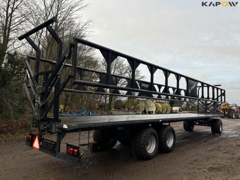 Dinapolis halmvogn med hydraulisk klapbar sider 4