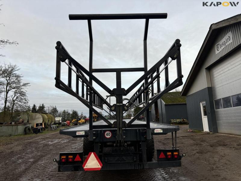 Dinapolis halmvogn med hydraulisk klapbar sider 5