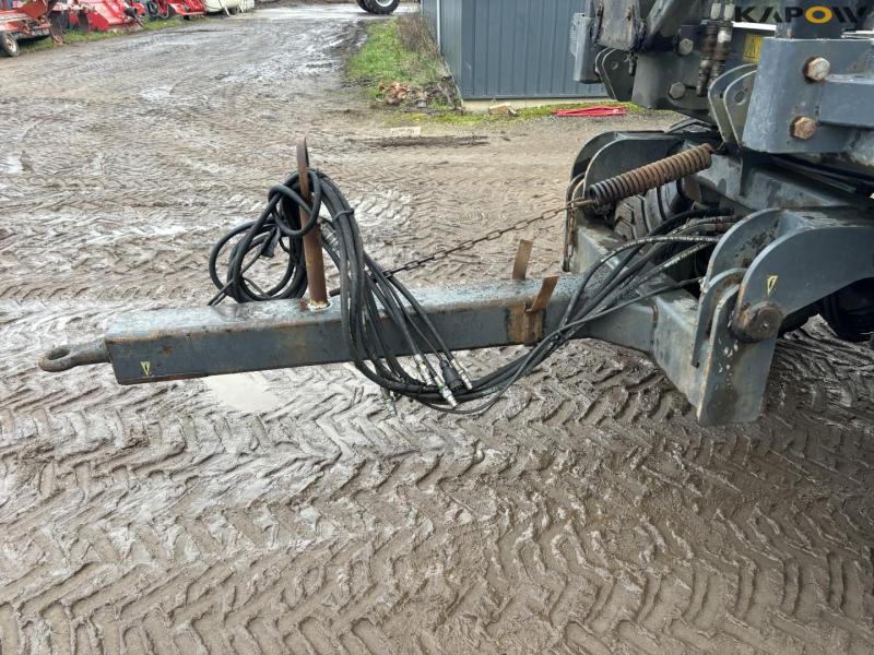 Dinapolis halmvogn med hydraulisk klapbar sider 8