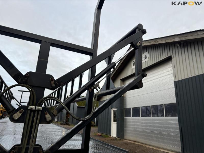 Dinapolis halmvogn med hydraulisk klapbar sider 18