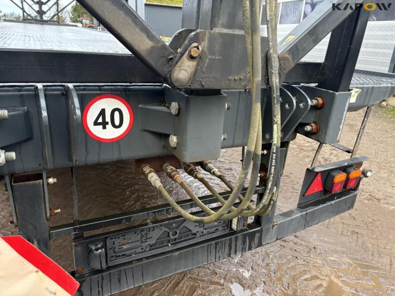 Dinapolis halmvogn med hydraulisk klapbar sider 20