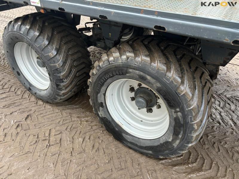 Dinapolis halmvogn med hydraulisk klapbar sider 24