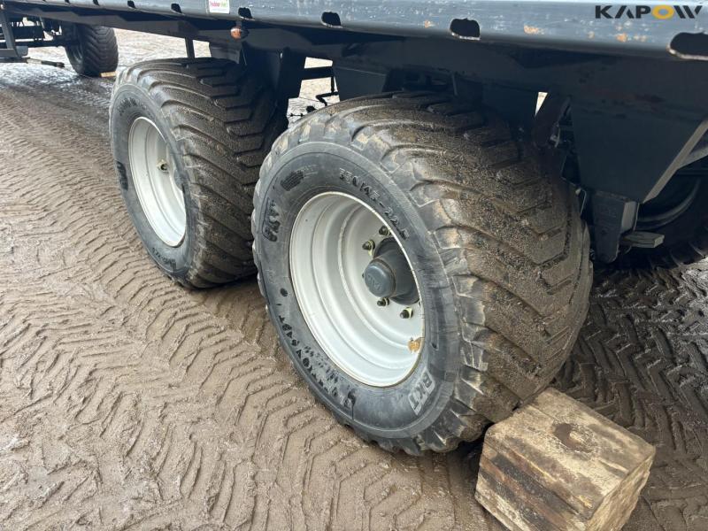 Dinapolis halmvogn med hydraulisk klapbar sider 27