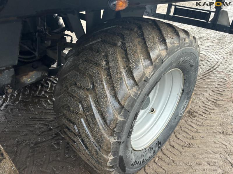 Dinapolis halmvogn med hydraulisk klapbar sider 30