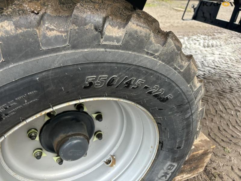 Dinapolis halmvogn med hydraulisk klapbar sider 31