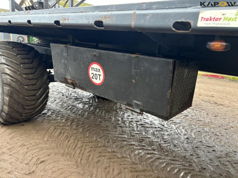 Dinapolis halmvogn med hydraulisk klapbar sider 35