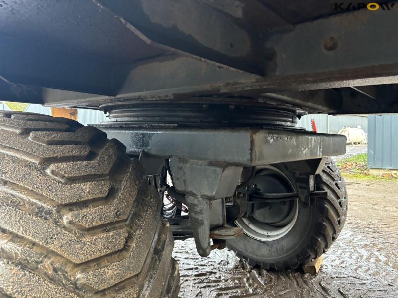 Dinapolis halmvogn med hydraulisk klapbar sider 38