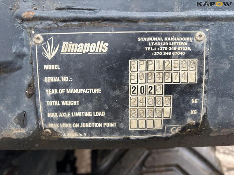 Dinapolis halmvogn med hydraulisk klapbar sider 49