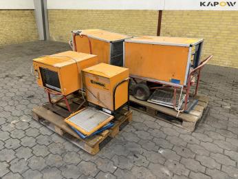 Diverse affugter  varmere