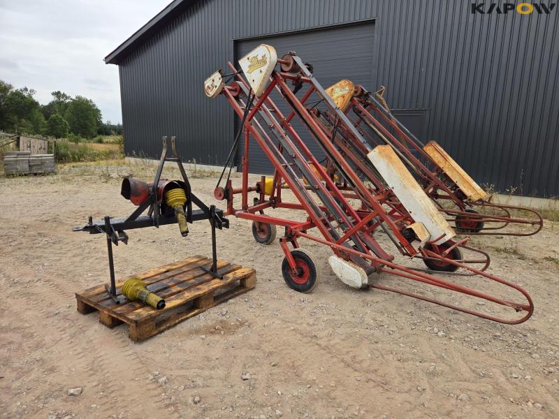 Duks halmballe kanoner- 2 stk med vinkelgear 7