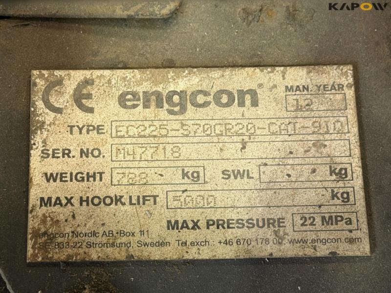 Engcon rotortilt med S70 hitch 21