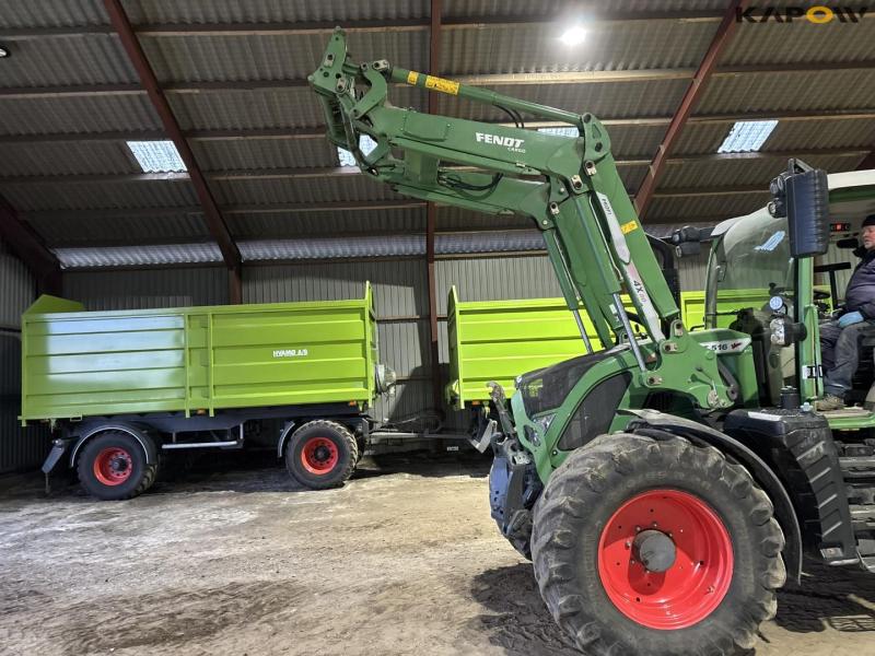 Fendt 516 Vario traktor med frontlæsser 63