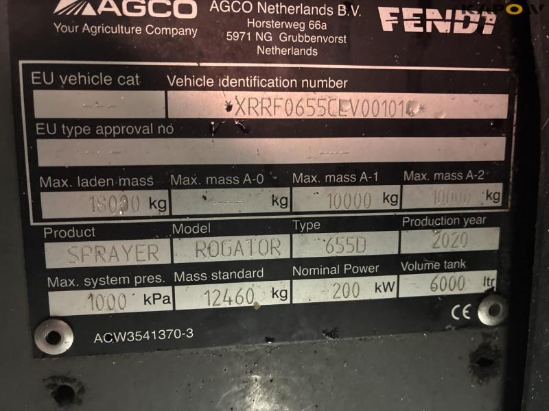 Fendt Rogator 655 selvkørende sprøjte 56