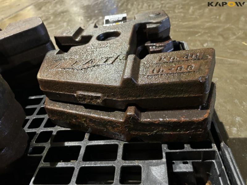 Fiat 40kg vægtskiver - 5 stk 12