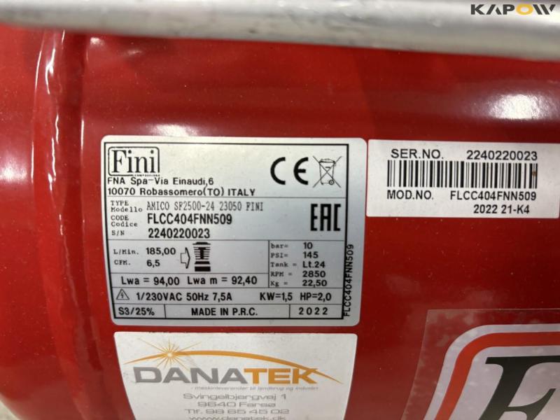 Fini Amico LT24 kompressor 8