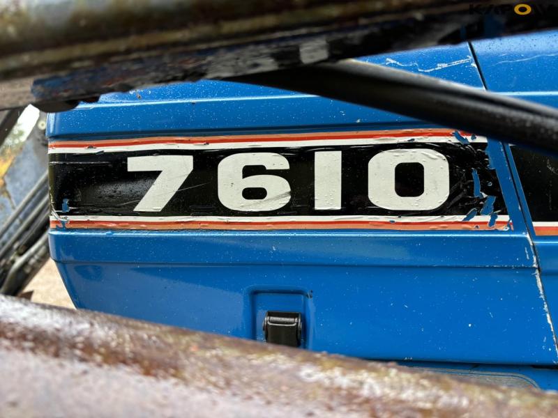 Ford 6610 traktor med frontlæsser 77