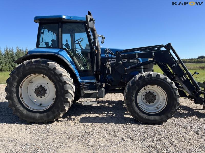 Ford 8770 frontlæsser traktor 4