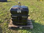 Frontklods 1000kg 2