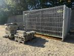 Galvaniseret byggepladshegn 1