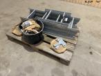 Galvaniseret stige med monteringsbeslag 3