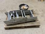 Galvaniseret stige med monteringsbeslag 7