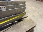 Galvaniseret stige med monteringsbeslag 16