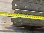 Galvaniseret stige med monteringsbeslag 17