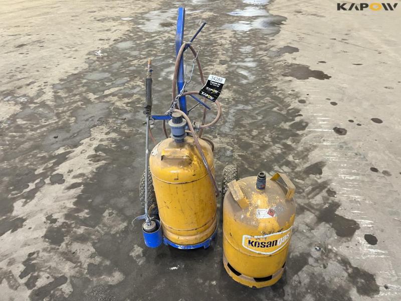 Gasflaske med brænder 6