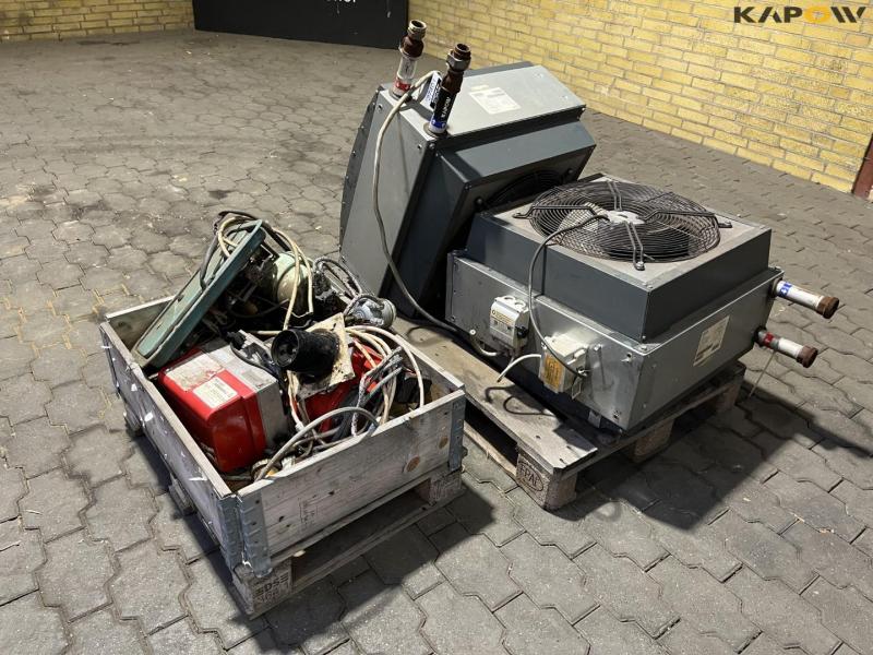 GEA kalorifer og 3 stk. diesel brænder 1