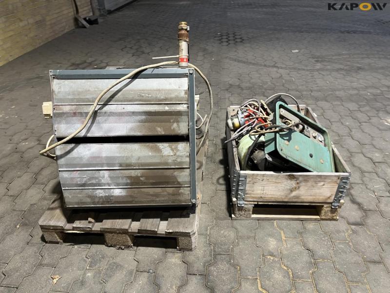 GEA kalorifer og 3 stk. diesel brænder 4