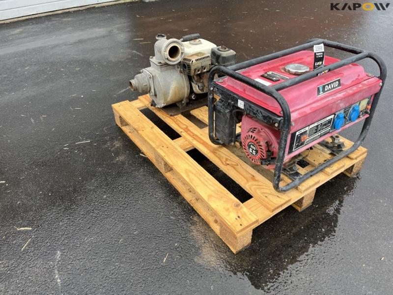 Generator og vandpumpe 3