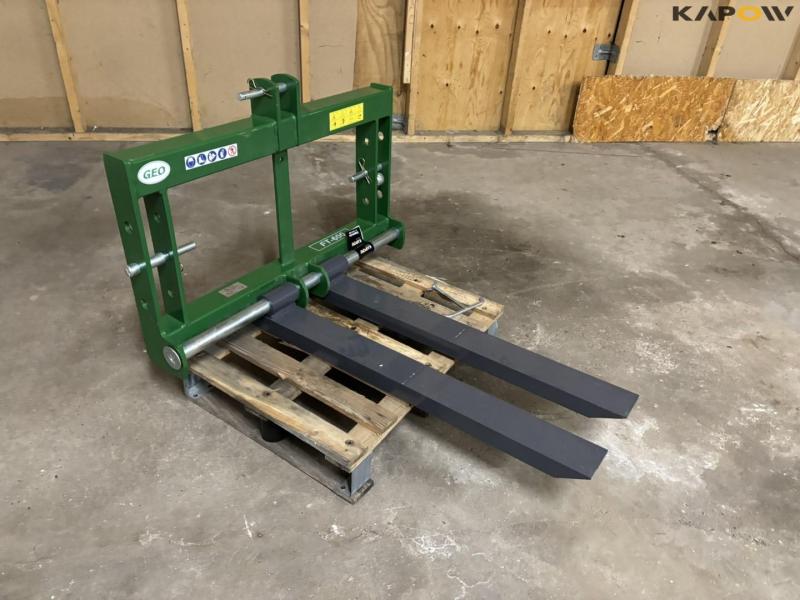 GEO FT600 pallegafler med 3-punkt hitch 3