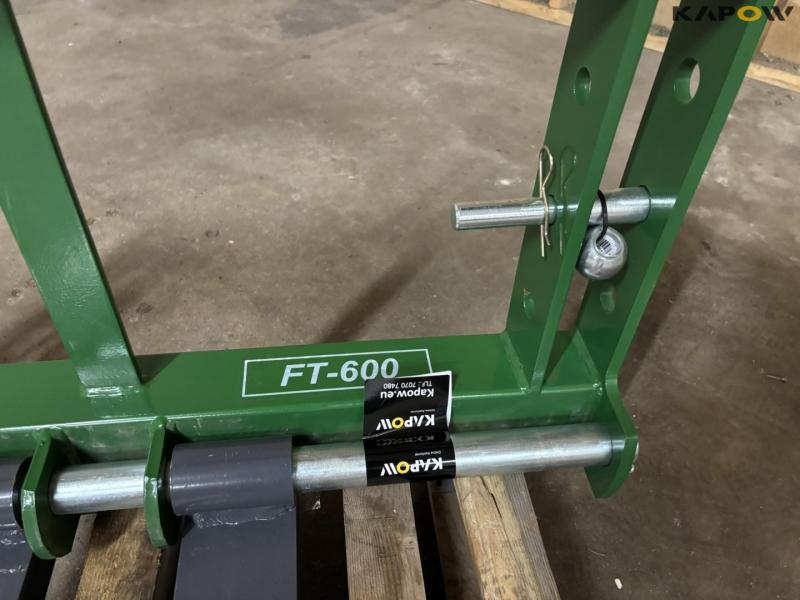 GEO FT600 pallegafler med 3-punkt hitch 10