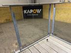 Glas altan med teaktræs bund 13