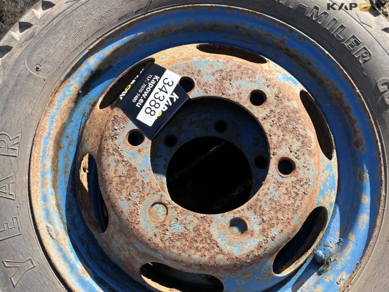 Goodyear 6.00/6.50-18 komplethjul 7