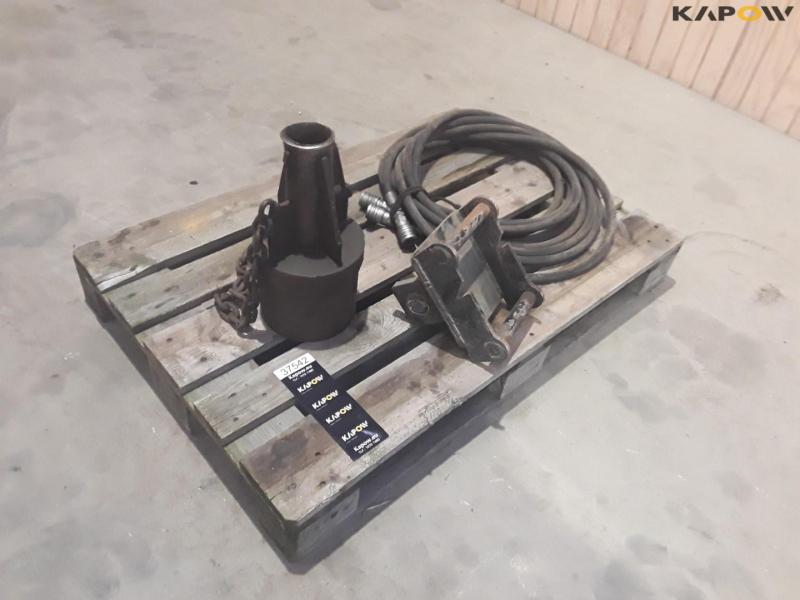 Gravemaskine beslag og hydraulisk slanger 2
