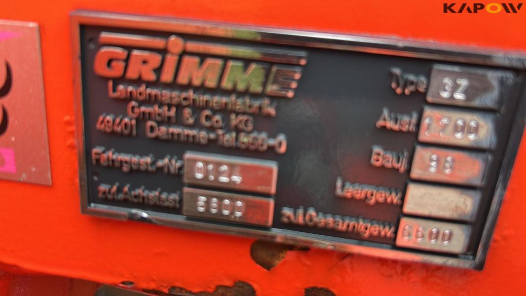 Grimme GZ 1700 DL 1 frilægger 30