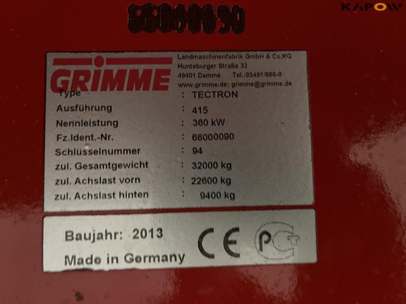 Grimme Tectron 415 4 rækker kartoffeloptager 50