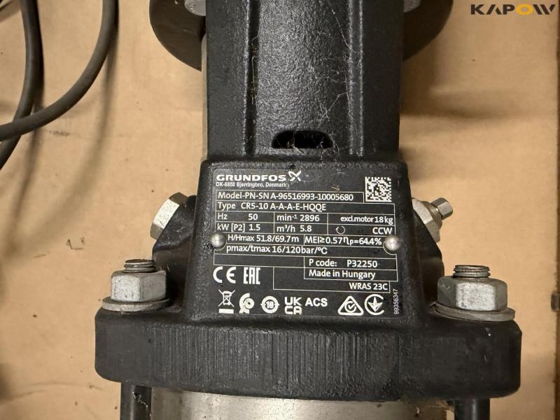 Grundfos CR5-10 pumpe 15